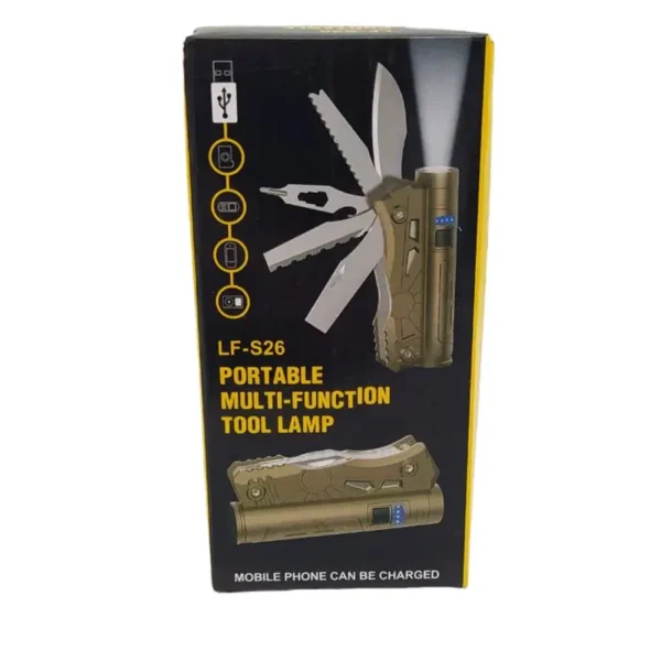 LF-S26 Portable Multi Tool Lamp- mobile phone charger