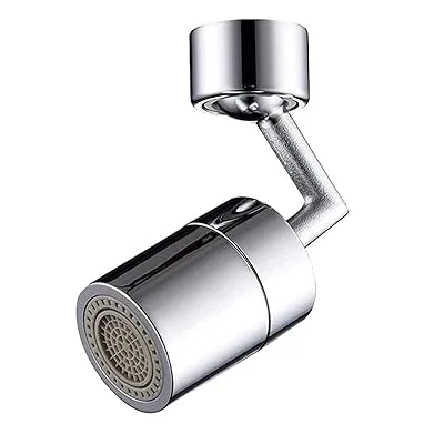 720° Swivel Tap Aerator with Dual-Mode Sprayer, Solid Brass Water-Saving Adapter