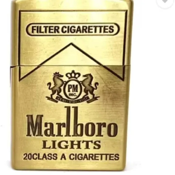 Gold Marlboro Gas Lighter (Gas Not Included)