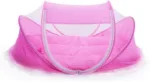 Portable Folding Infant Newborn Baby Anti-Mosquito Cradle Bed Tent - Pink