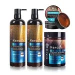 Keratin Anti-breakage Hair Treatment Combo (Shampoo, Conditioner, Mask & Hair Wax)